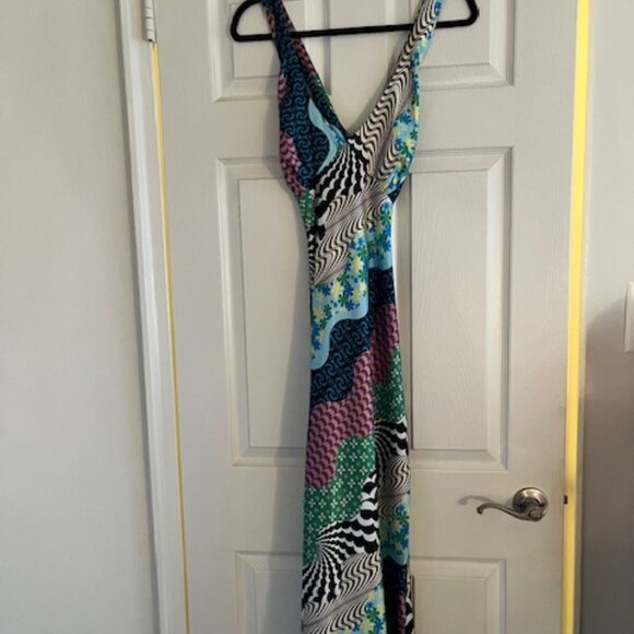 Another Girl Kaleidoscope Multicolor Midi Dress - Picture 6 of 6